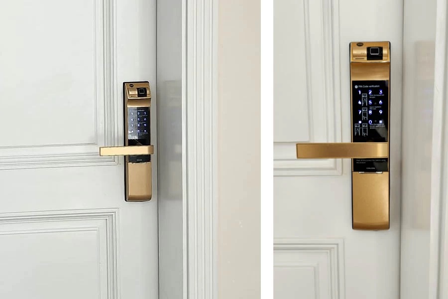 HINH ANH THUC TE KHOA THONG MINH YALE YDM 4109A GOLD