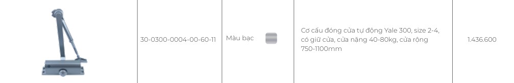 Tay day hoi Yale 300 co giu cua