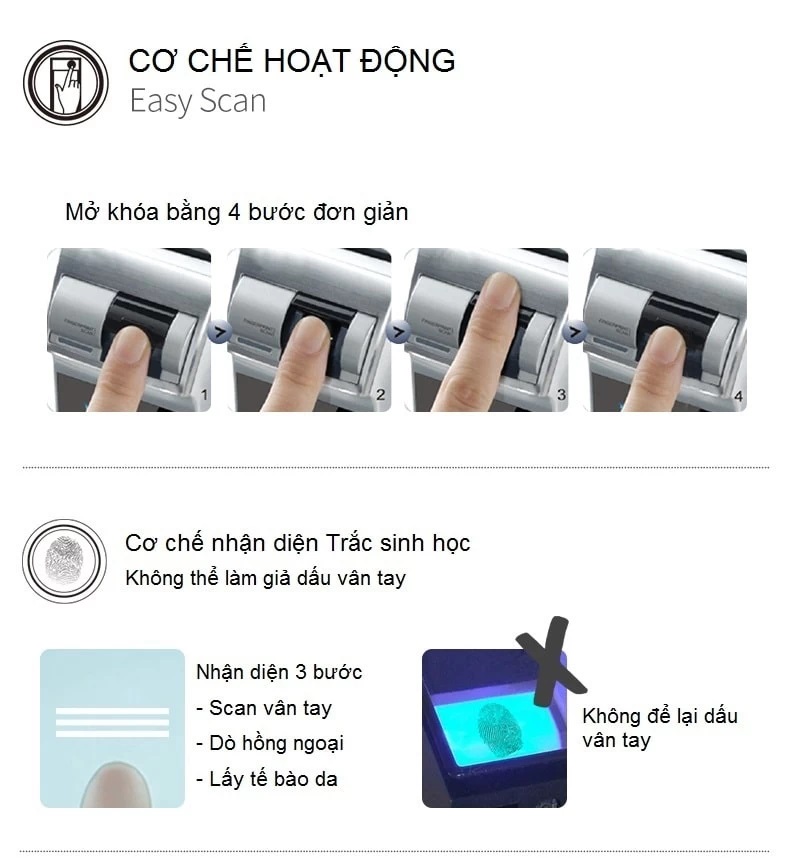 KHOA VAN TAY YALE YMG 40 SILVER 2