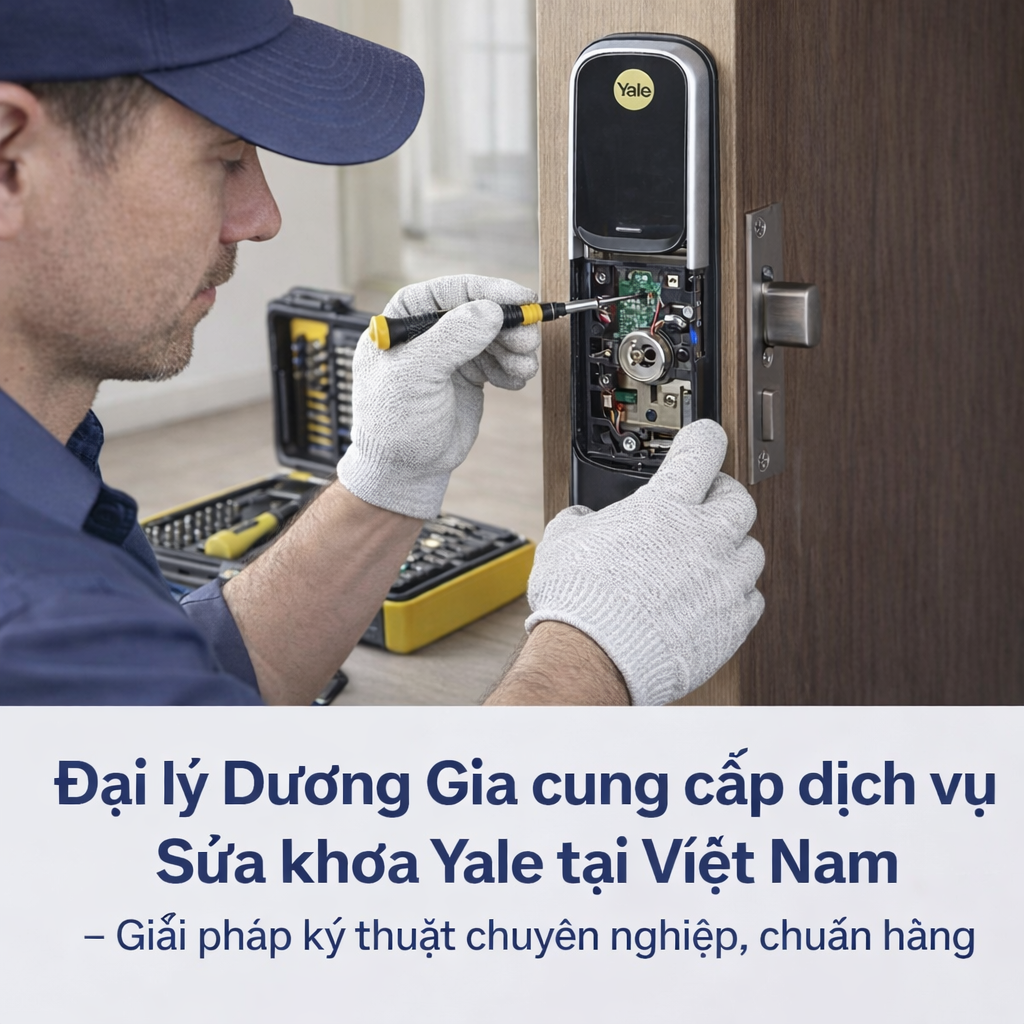Dai ly Duong Gia cung cap dich vu Sua khoa Yale tai Viet Nam
